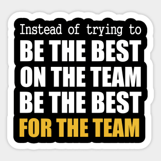 Teamwork Motivation Sticker